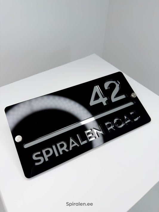 Acrylic House Number Sign