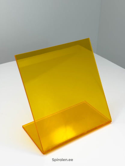 Akrüülist lauamenüü alus