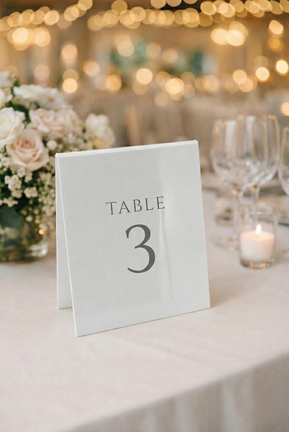 Akrüülist A-kujuline lauasilt